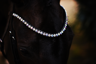 Classic XL Browband  Crystal / Aurore Boreale