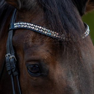 Deluxe Browband Crystal AB