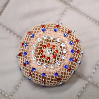 Hairnet with Crystal / Hyacinth Shimmer / Lt. Siam / Sapphire