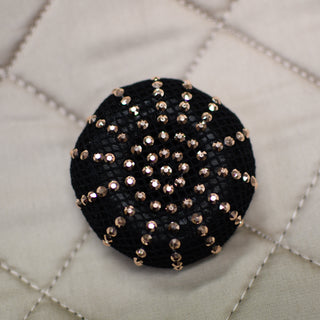 Hairnet with crystals Rose Gold