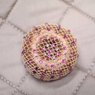 Hairnet with crystals Vintage Rose / Rose