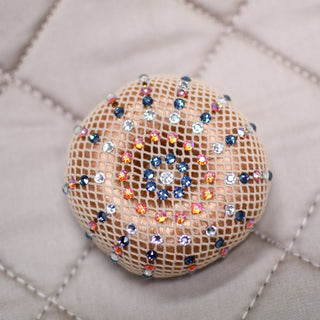 Hairnet with crystals Hyacinth Shimmer / Denim Blue / Crystal