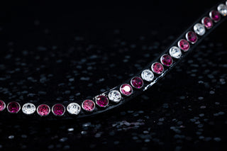 Classic XL Frontriem Fuchsia / Roze / Crystal