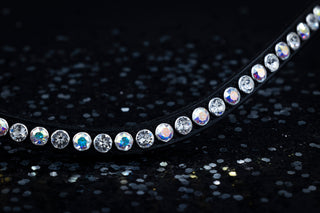 Classic XL frontriem Aurore boreale / Crystal