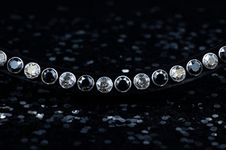 Classic XL frontriem Jet Hematite / Silver Shade