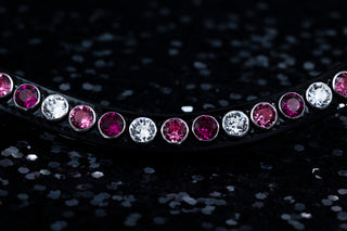 Classic XL Frontriem Fuchsia / Roze / Crystal