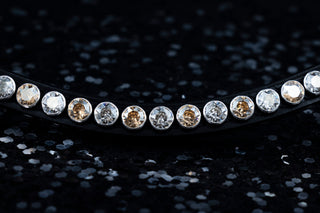 Classic XL frontriem Crystal Golden Shadow / Silver Shade