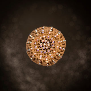 Hairnet with Crystals Aurore Boreale