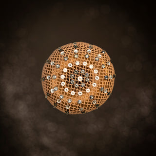 Hairnet with Crystals Silver Night / Crystal