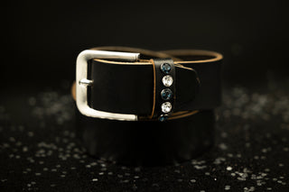 Riem met zwarte huls Montana / Crystal