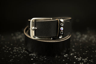 Riem met zwarte huls Silver Night / Aurore Boreale / Crystal Crystals