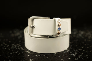 Riem met Lt. Sapphire / Rose Gold / Crystal kristallen