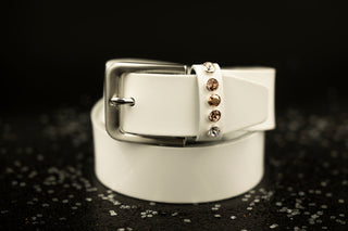 Riem met rose gold / vintage rose / crystal kristallen