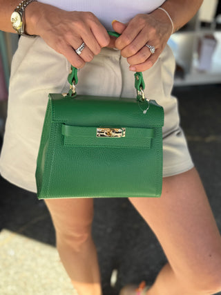 Shiny handtas Lock