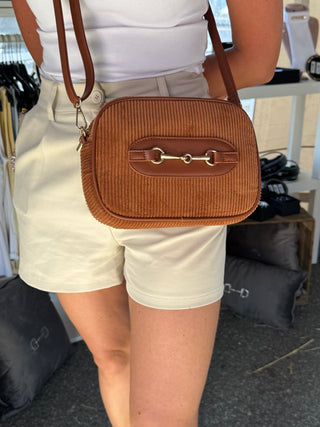 Big fabric handbag - Brown