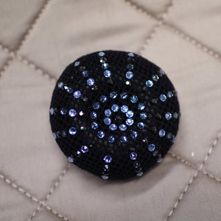 Hairnet with crystals Jet / Denim blue / Lt. Sapphire
