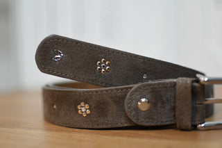 Belt Monère signature Taupe flower