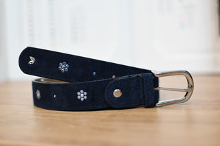 Belt Monère signature Navy flower