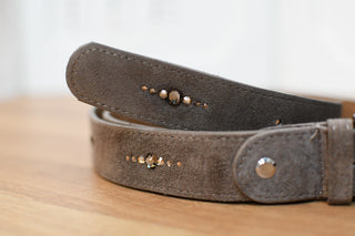 Belt Monère signature Taupe