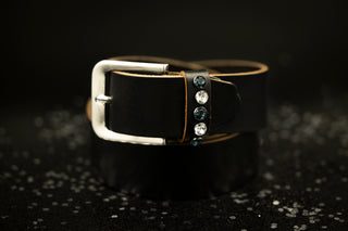 Belt with Black mounting Montana / Crystal